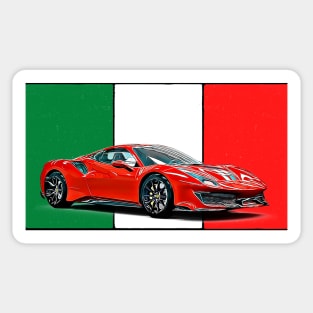 Pista Italian Print Sticker